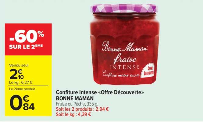 Confiture Intense "Offre Découverte" BONNE MAMAN