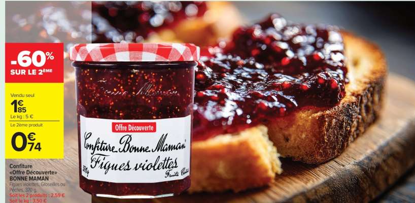 Confiture «Offre Découverte» BONNE MAMAN