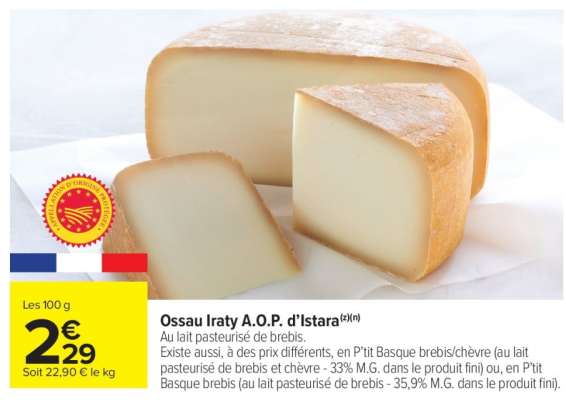 Ossau Iraty A.O.P d'Istara