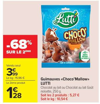 Guimauves «Choco’Mallow» LUTTI