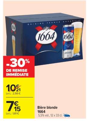 Bière Blonde 1664