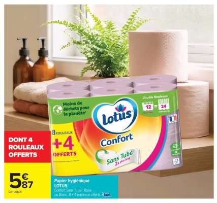 Papier hygiénique LOTUS
