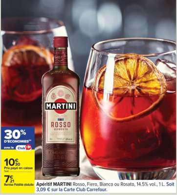 Apéritif MARTINI