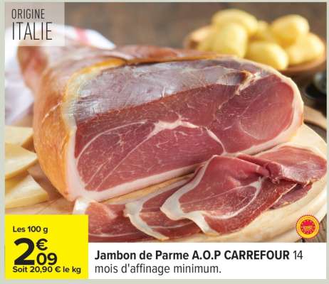 Jambon de Parme A.O.P. CARREFOUR