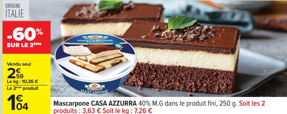 MASCARPONE "CASA AZZURRA"
