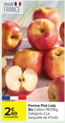 Pomme Pink Lady Bio
