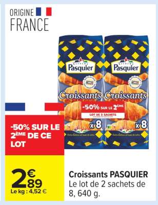 Croissants PASQUIER