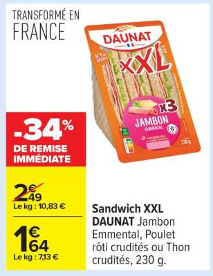 SANDWICH XXL DAUNAT
