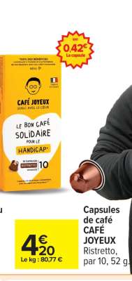 Capsules de café CAFÉ JOYEUX