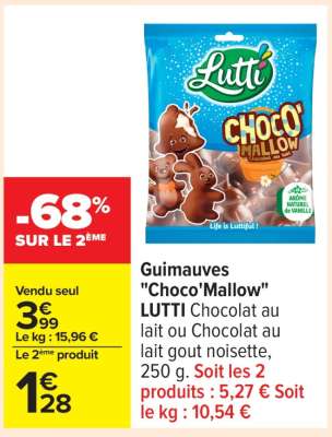 Guimauves «Choco’Mallow» LUTTI