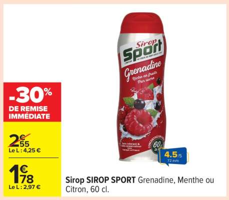 SIROP "SIROP SPORT"