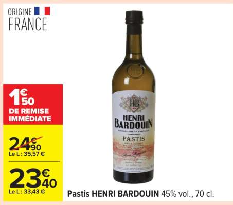 Pastis Henri Bardouin