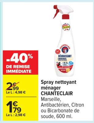 SPRAY NETTOYANT MENAGER “CHANTECLAIR”