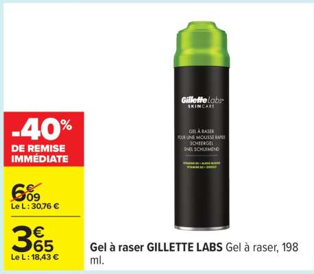 Gel À Raser Gillette Labs