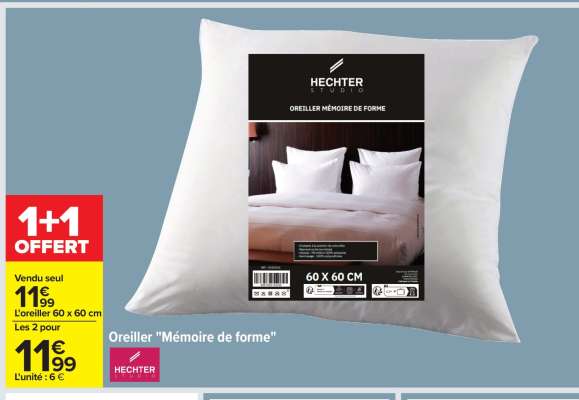 Oreiller ''Mémoire de forme''