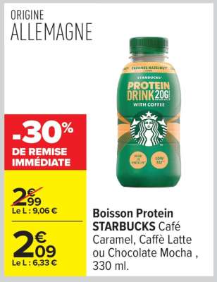 Boisson Protein STARBUCKS