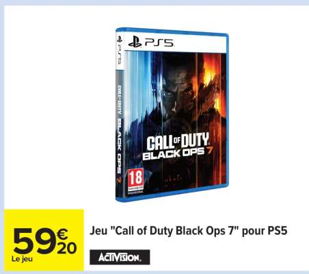 Jeu Call of Duty Black Ops 7 pour PS5