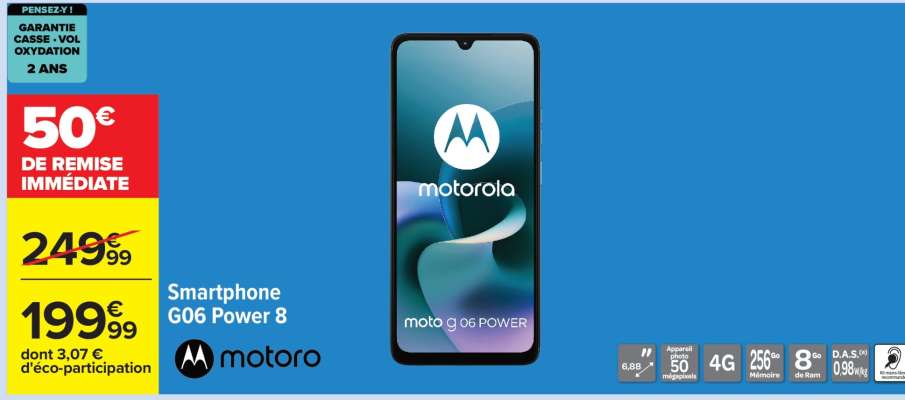 Smartphone G06 Power 8