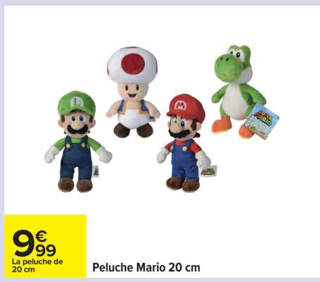 Peluche Mario 20 cm
