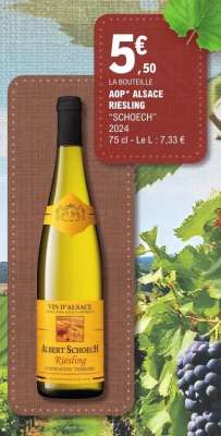 AOP* ALSACE RIESLING 'SCHOECH' 2024