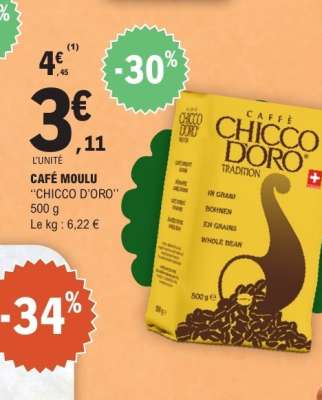 CAFÉ MOULU "CHICCO D'ORO"