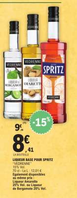 LIQUEUR BASE POUR SPRITZ