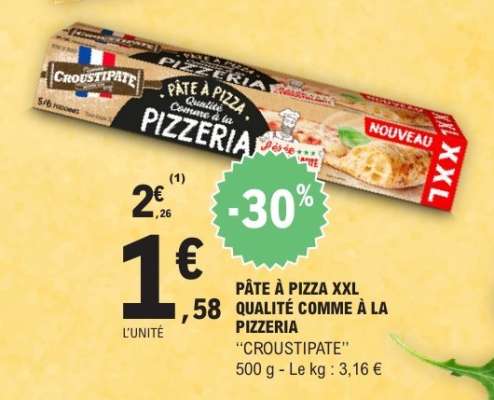 PÂTE À PIZZA XXL QUALITÉ COMME À LA PIZZERIA