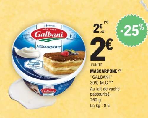 Mascarpone Galbani