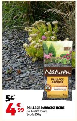 PAILLAGE D'ARDOISE NOIRE