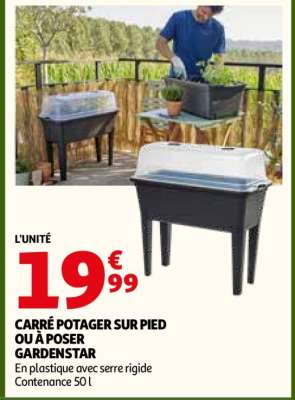 CARRÉ POTAGER SUR PIED OU À POSER GARDENSTAR