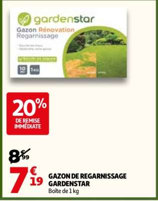 GAZON DE REGARNISSAGE GARDENSTAR