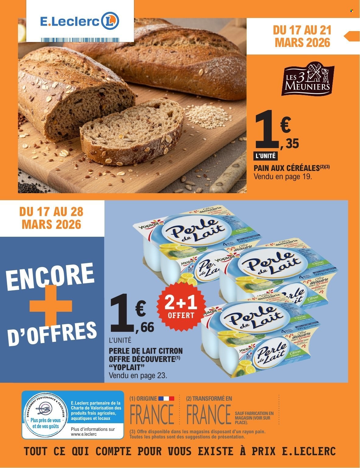 Catalogue E.Leclerc - 17/03/2026 - 28/03/2026. Page 1