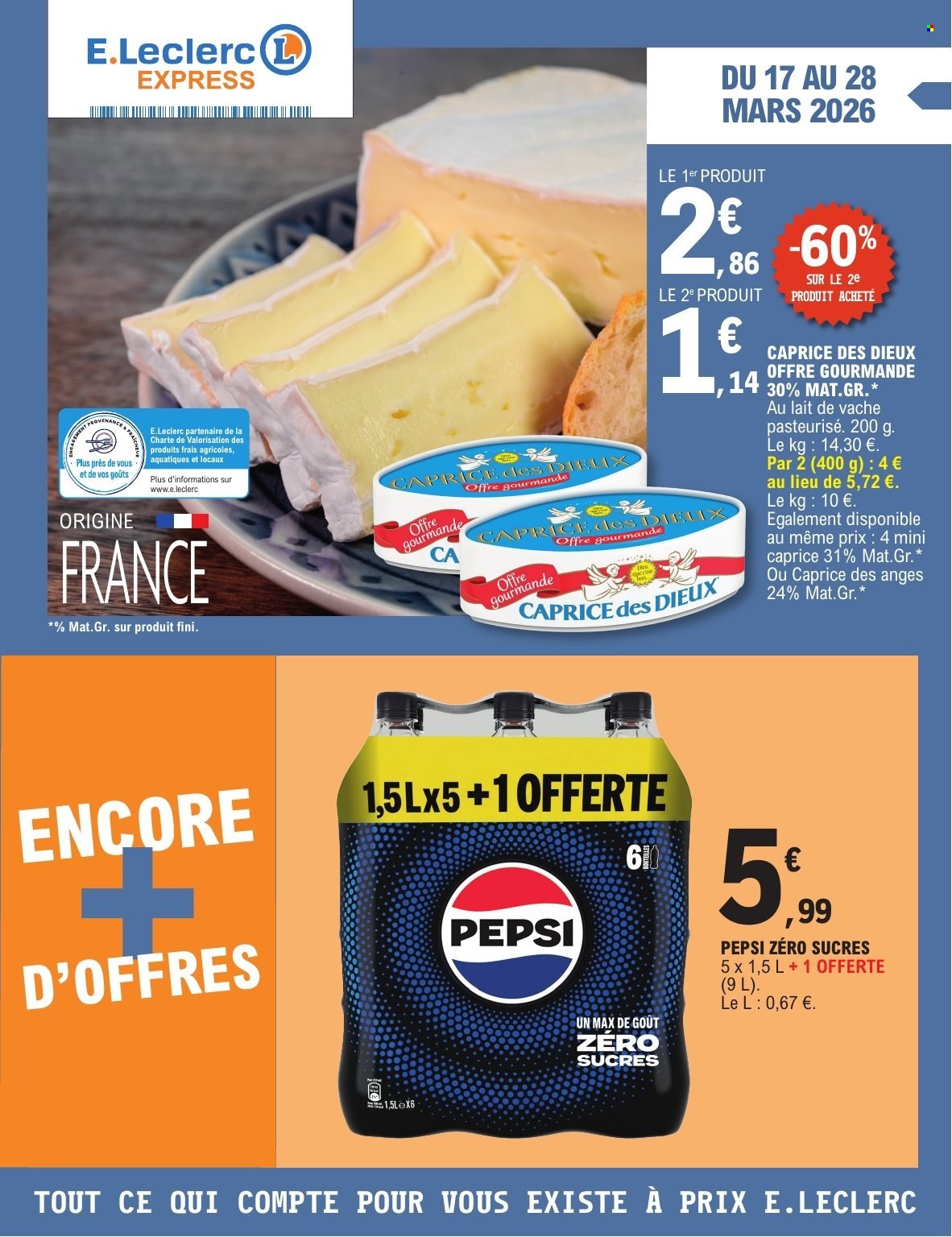 Catalogue E.Leclerc - 17/03/2026 - 28/03/2026. Page 1