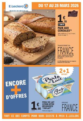 Catalogue E.Leclerc - 17/03/2026 - 28/03/2026.
