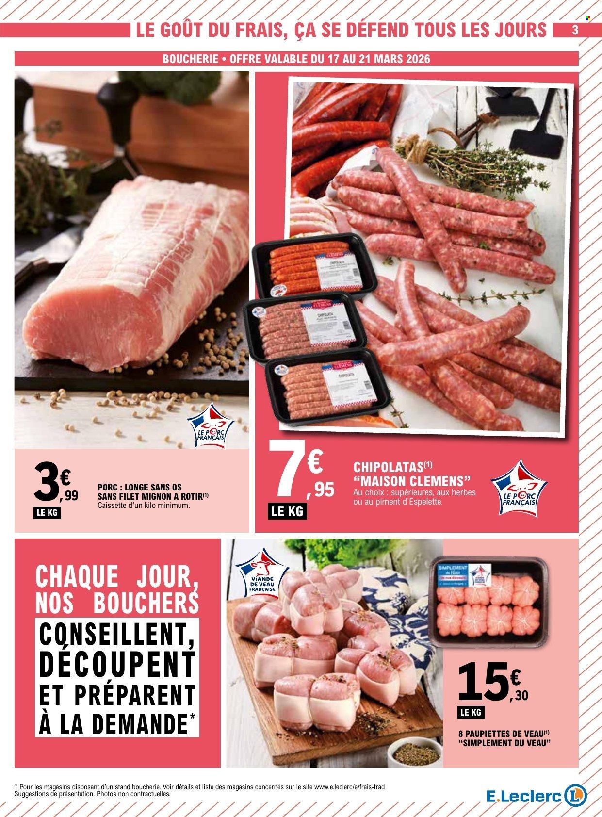 Catalogue E.Leclerc - 17/03/2026 - 28/03/2026. Page 3