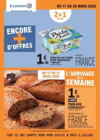 Catalogue E.Leclerc - 17/03/2026 - 28/03/2026.