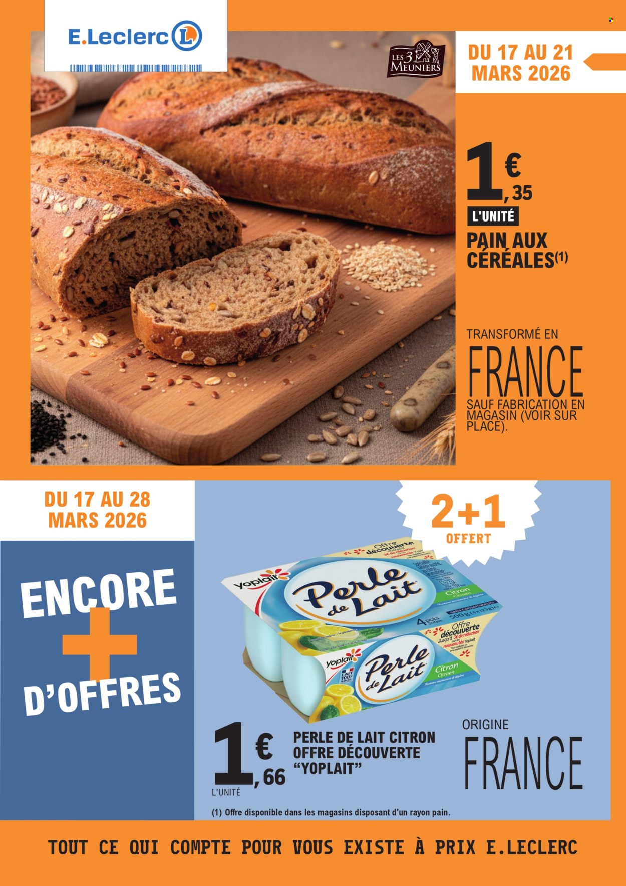 Catalogue E.Leclerc - 17/03/2026 - 28/03/2026. Page 1