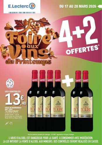 Catalogue E.Leclerc - 17/03/2026 - 28/03/2026.