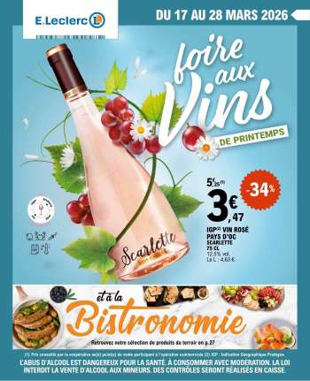 Catalogue E.Leclerc - 17/03/2026 - 28/03/2026.
