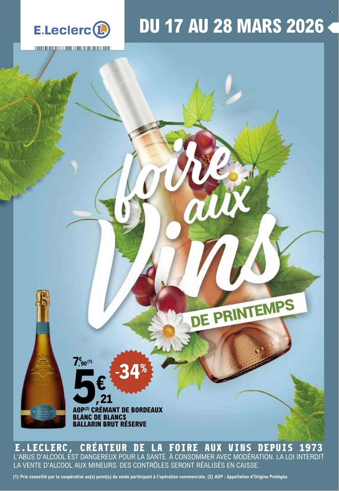 Catalogue E.Leclerc - 17/03/2026 - 28/03/2026. Page 1