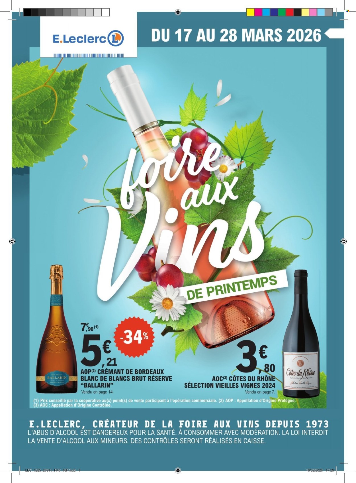 Catalogue E.Leclerc - 17/03/2026 - 28/03/2026. Page 1