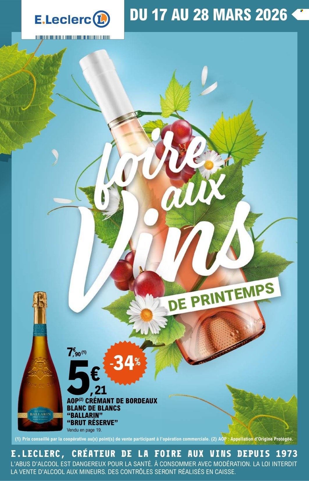 Catalogue E.Leclerc - 17/03/2026 - 28/03/2026. Page 1