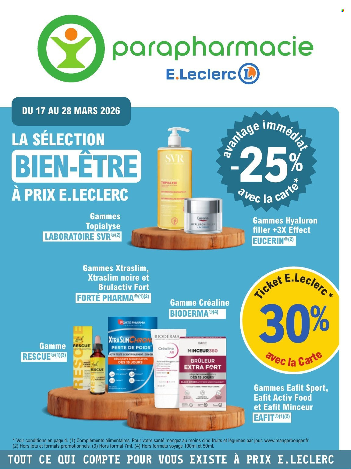 Catalogue E.Leclerc - 17/03/2026 - 28/03/2026. Page 1