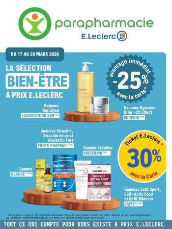 Catalogue E.Leclerc - 17/03/2026 - 28/03/2026.