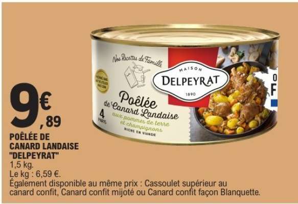 POÊLÉE DE CANARD LANDAISE "DELPEYRAT"