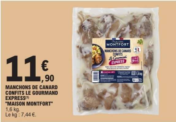 MANCHONS DE CANARD CONFITS LE GOURMAND EXPRESS