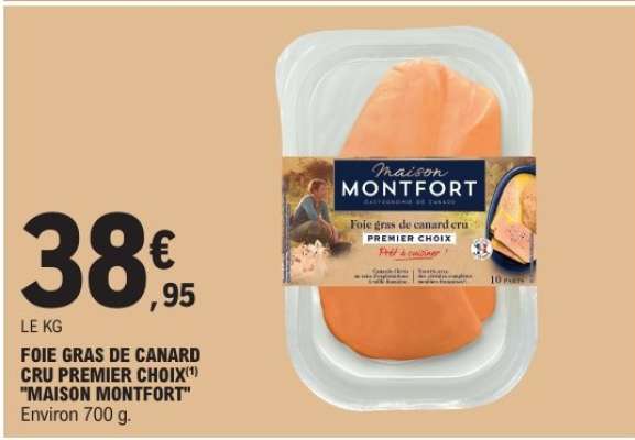 Foie Gras de Canard Cru Premier Choix 'Maison Montfort'