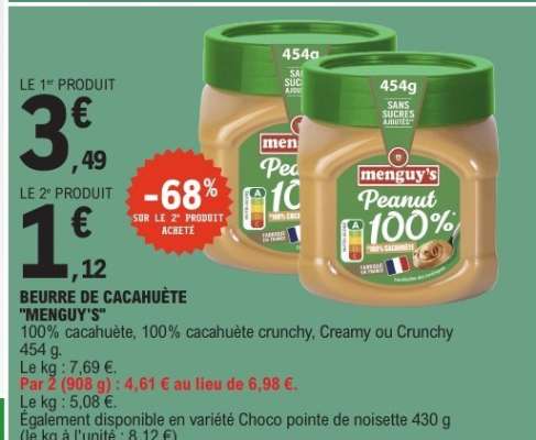 Beurre de Cacahuète 'Menguy's'