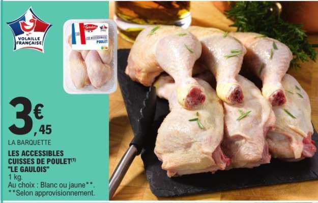 LES ACCESSIBLES CUISSES DE POULET "LE GAULOIS"