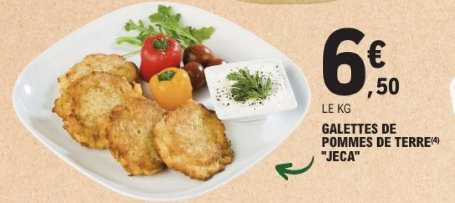 GALETTES DE POMMES DE TERRE "JECA"